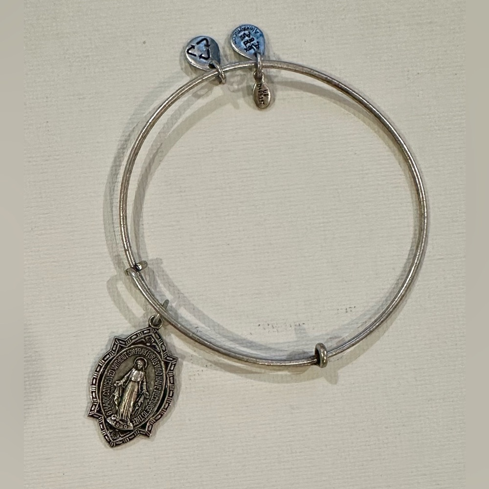 Alex and Ani Rafaelian Mother Mary Bangle Bracelet